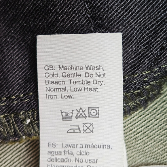 Black Diamond Equipment Denim Pants Womens 4 Green Climbing Hiking Gorpcore - Picture 13 of 16